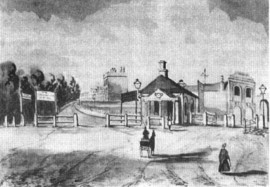 Picture:  Turnpike in 1840s